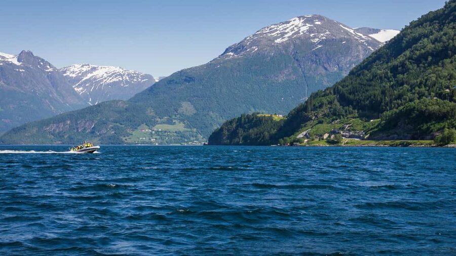Olden: Nordfjord RIB Boat Tour with Live Commentary - Meeting Olden Active beside the cruise dock