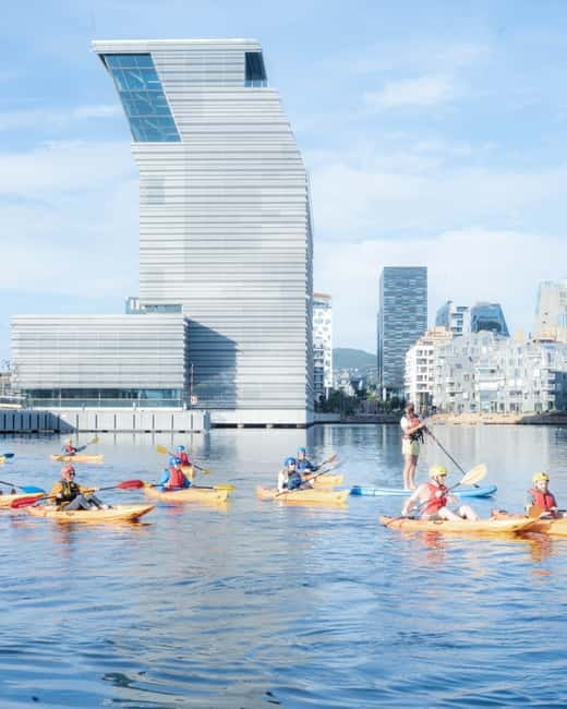 Oslo Sea Kayak Tour “Fjord City” - Turning toward the Oslo Opera House