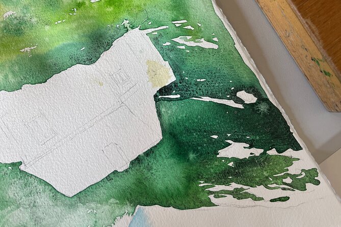 Paint Norwegian landscape with watercolor in Bergen - Why the small group makes a difference