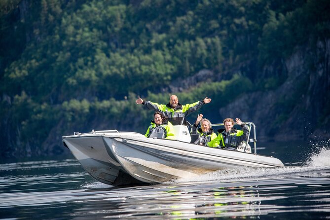 Private Cruise: Mostraumen by Zodiac or Lux Pontoon Boat - Hesjedalsfossen, where the waterfall meets the fjord