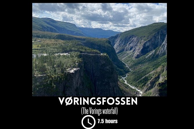 Private day tour to the Vorings Waterfall— Norway's most visited - The road from Bergen: E16, N13, and the long scenic ride