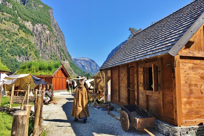 PRIVATE GUIDED TOUR: World Heritage Fjord Landscape – Viking Special – from Flåm - Njardarheimr, where Viking history becomes hands-on