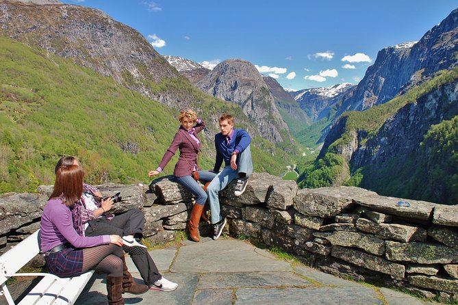 PRIVATE GUIDED TOUR: World Heritage Fjord Landscape – Viking Special – from Flåm - From Flåm toward Stalheim