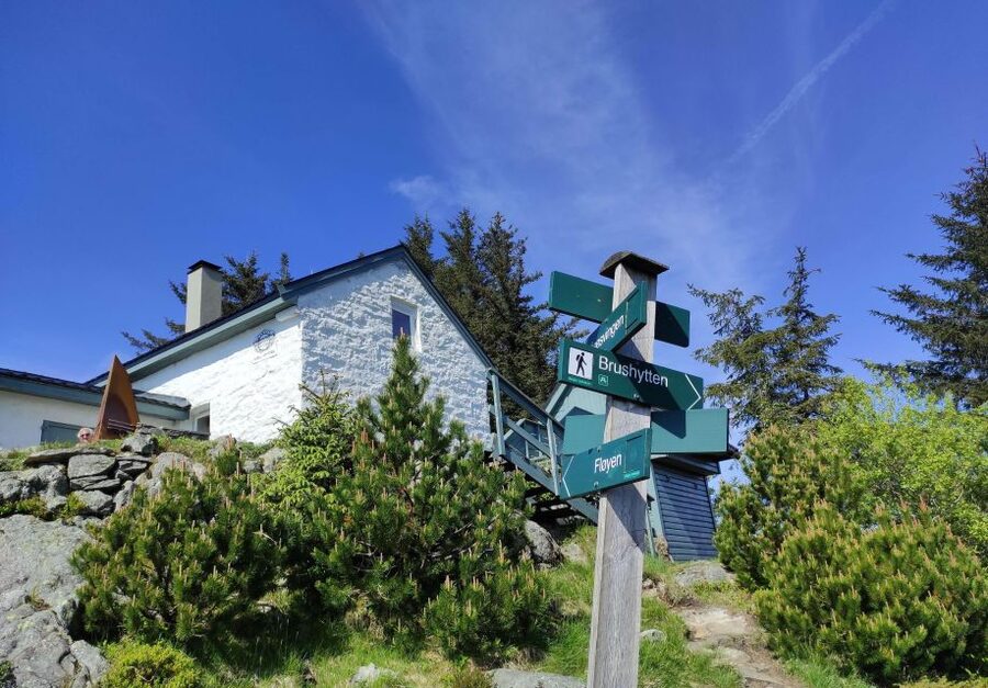 Private hiking tour Bergen mountains like a local - The lake, the cabin, and the quieter part of the route