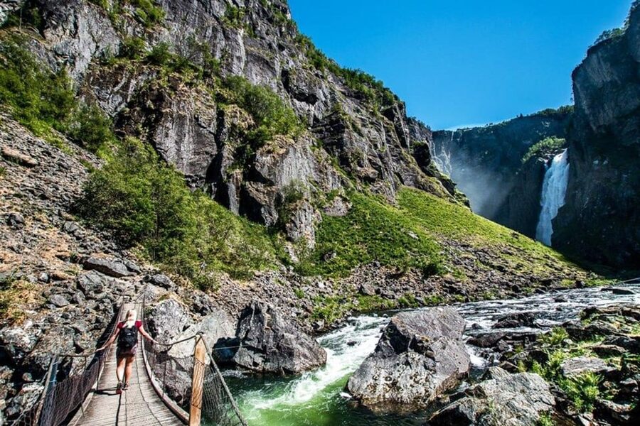 Private Tour-Hardangerfjord, Voss Gondol &4 Great Waterfalls - Skjervsfossen and the road toward Eidfjord