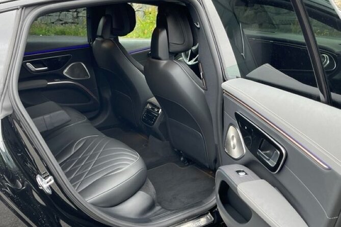 Private transfer From Bergen Airport - Hotels/Port 1-14 pax. - Electric cars make the ride quieter and cleaner
