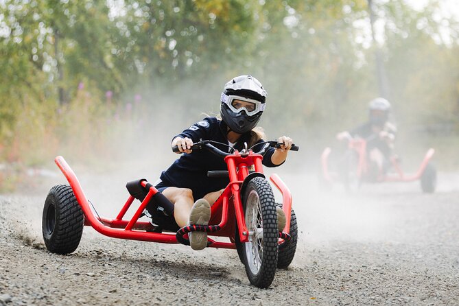 Racing Mountain Cart in Dagali near Geilo, Norway - Safety equipment and staff support