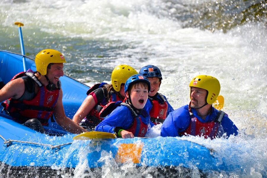 Setesdal, Evje: Family Rafting on the beautiful Otra river - What the rafting section is really like