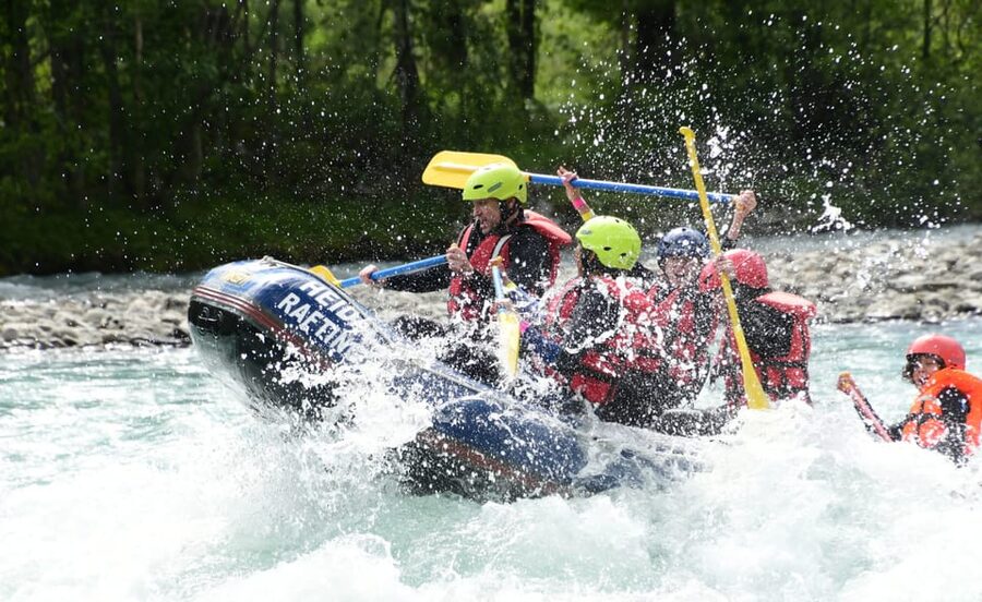 Sjoa: Rafting Adventure for Families - Getting ready with wetsuits and helmets