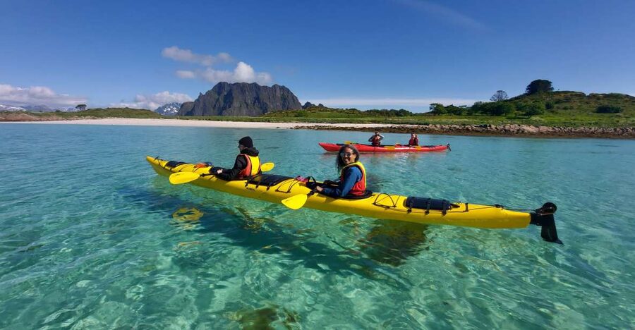 Skrova Island : 3hours Guided Kayak Tour - Meeting your guide beside Heimbrygga