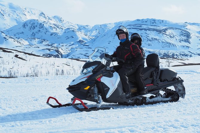 Snowmobile safari in the mountain plateau of Finnmarksvidda - The return route and the level of excitement