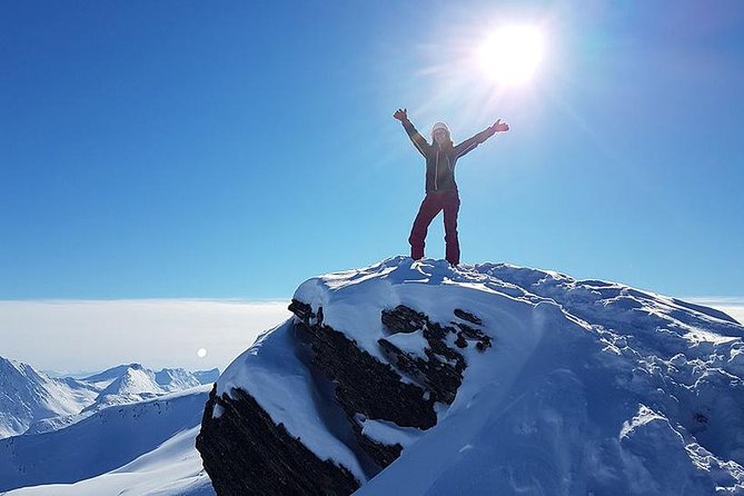 Snowshoeing With A View - From Tromsø’s town square to the trailhead