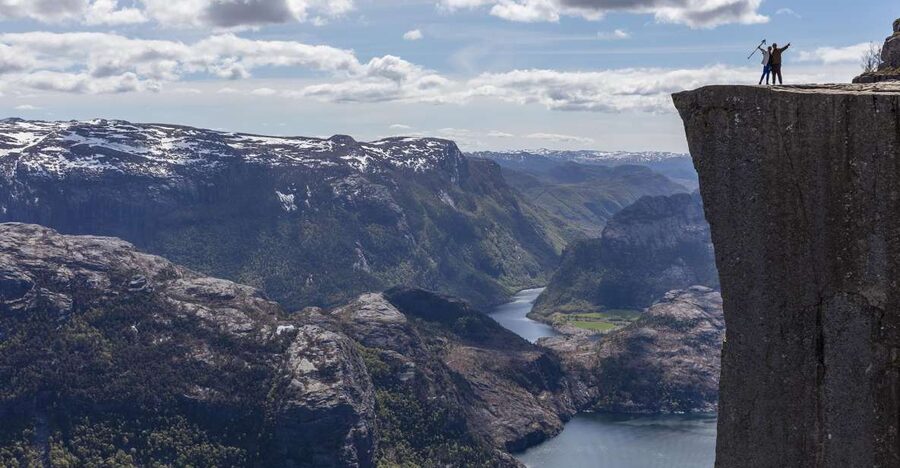 Stavanger: Preikestolen Classic Hike and Side Trail - Getting ready beside Preikestolen Fjellstue