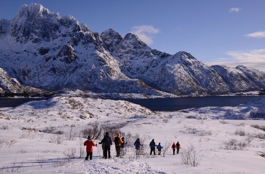 Svolvær: Snowshoe Nature Explorer - Photographing snowy Lofoten