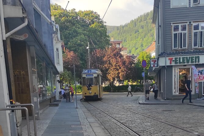 The influence of Bergen in Norway's development, city tour - Spend 30 minutes at Bryggen Hanseatic Wharf