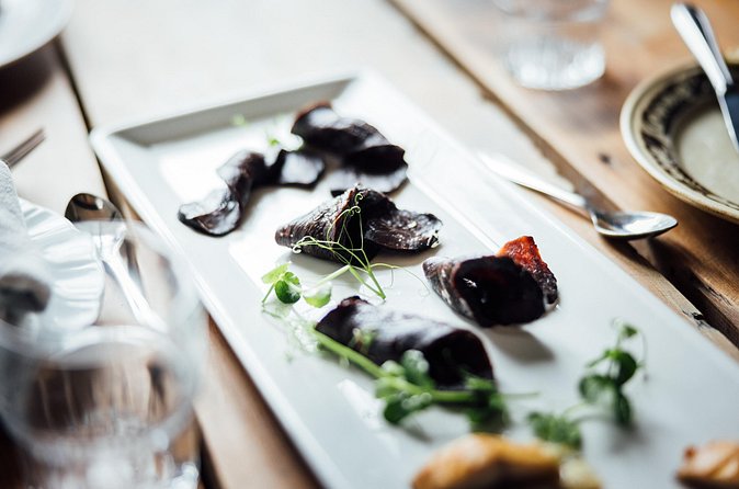The Tromsø Food Walk, Taste your way through local history - Snorre Art pairs a Norwegian snack with local artwork