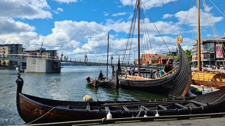 Tønsberg: Walk with a Viking - Guided Tour - Starting at Vikingodden with a costumed guide