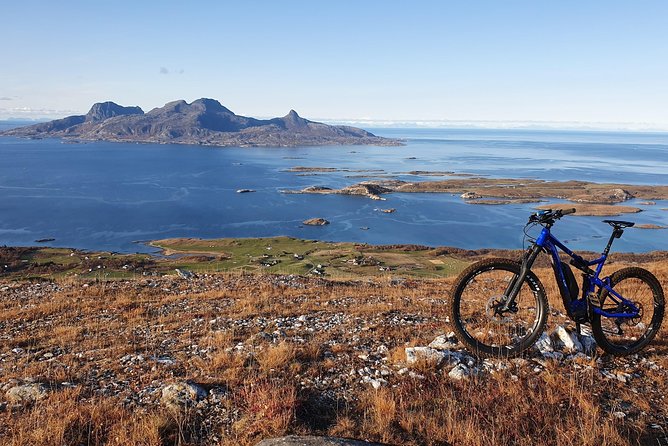 Trail challenge with electric mountainbike - Climbing toward Keiservarden at 360 meters