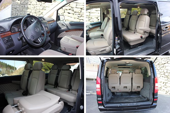 TRANSFER, STANDARD, 1-7 PAX: Bergen airport transfer - City departures, cruise ports, and Hurtigruten