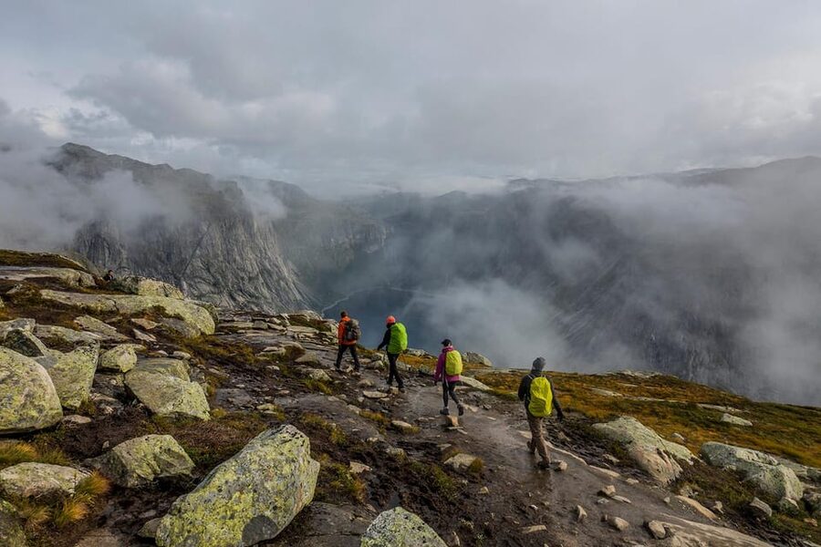 Trolltunga Autumn Hike Go Viking - Headlamps, darkness, and the return journey