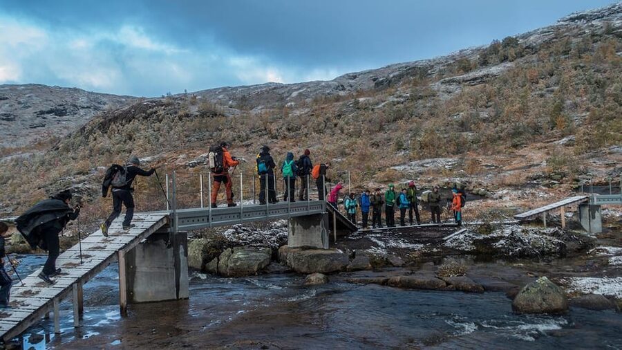 Trolltunga Autumn Hike Go Viking - Starting at P2 in Skjeggedal
