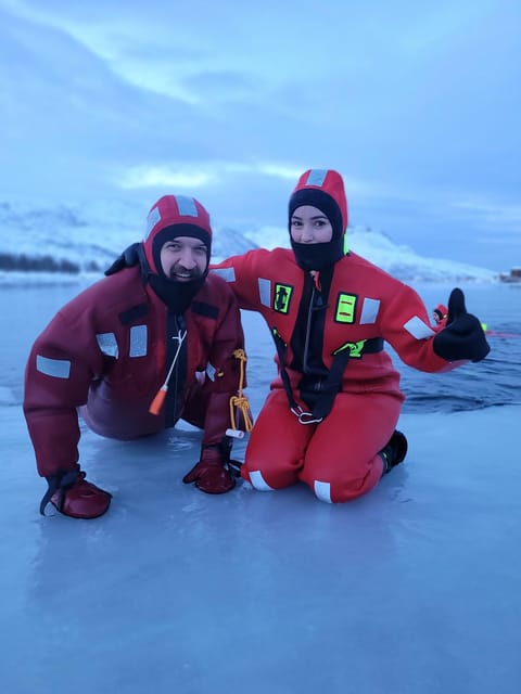 Tromsø: Arctic Fjord Floating in Survival Suit - Waffles, hot drinks, and a proper finish