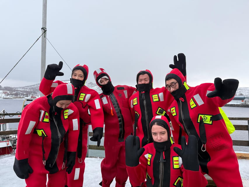 Tromsø: Arctic Fjord Floating in Survival Suit - What the $230 price really covers