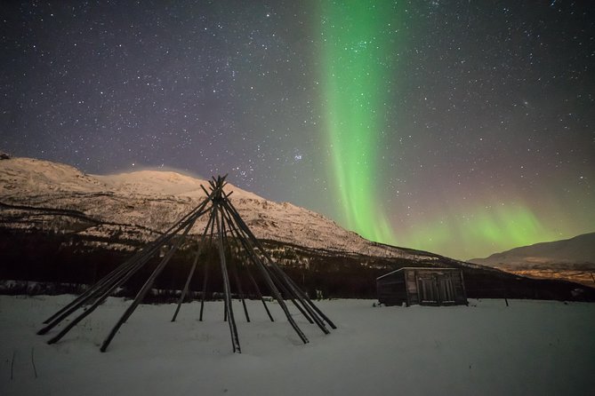 Tromso Aurora Chase by Minibus with Thermal Suit, Snack and Photo - Warmth, snacks, and the campfire factor