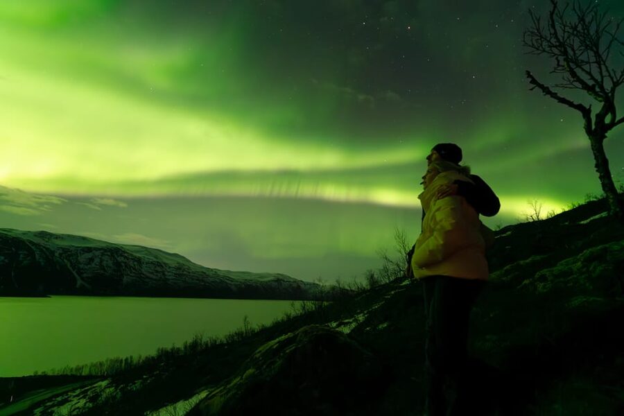 Tromsø: Aurora Quest Minibus Adventure - Warm drinks, snacks, and the wait for green light