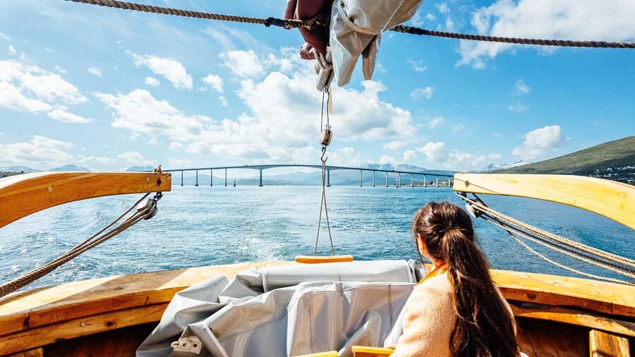 Tromsø: Fjord Fishing Cruise - Snowy mountains, quiet water, and possible wildlife