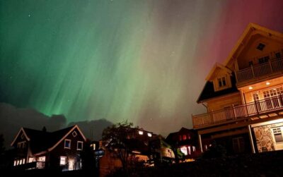 Northern light tour with mini bus i Tromsø