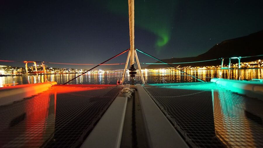 Tromsø: Northern Lights Luxury Catamaran Cruise - Setting Out From Tromsø’s Floating Jetty