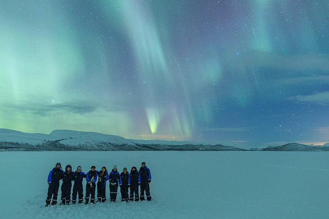 Tromso Northern Lights Minibus Chase Small Group Tour with Photos - Waiting for the aurora beside a fire