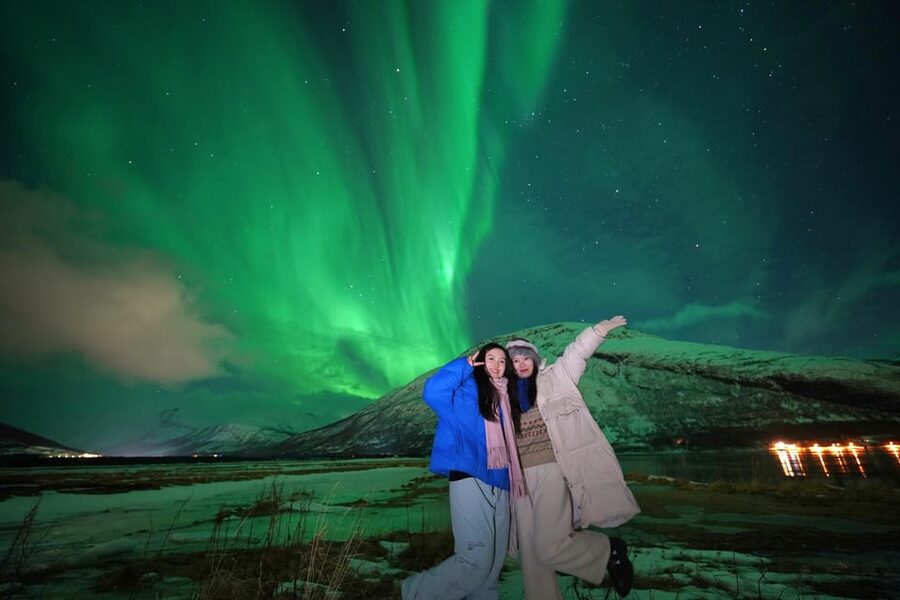 Tromso: Northern Lights Minibus Tour with Campfire - Key points at a glance