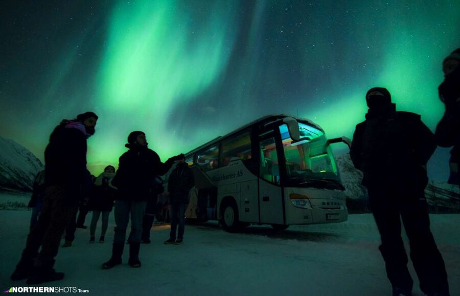 Tromso: Northern Lights Photography Tour by Bus (or miniBus) - Chasing clear skies from Tromsø