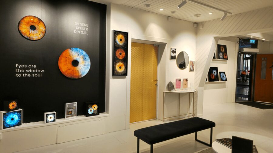 Tromsø: Reveal Your Eye Experience at the Iris Galerie - Turning your eye into Arctic artwork