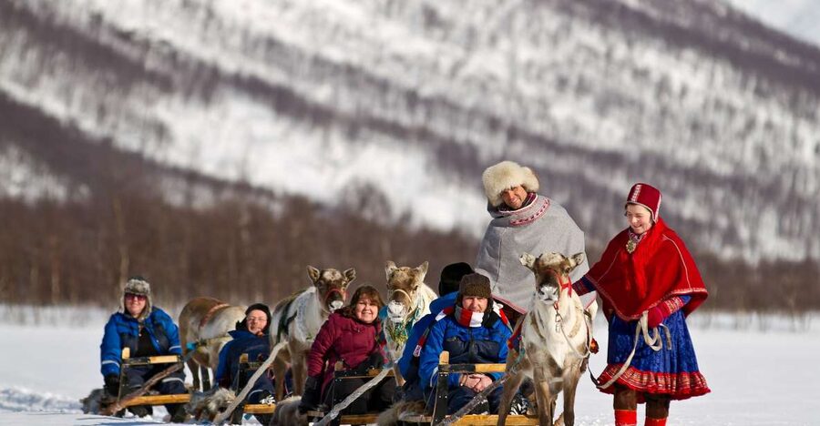 True Locals of the Arctic: Reindeer Sledding at Camp Tamok - Who will enjoy this day most?