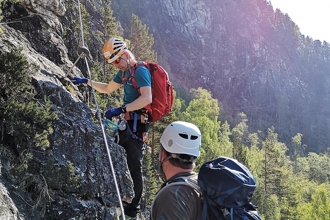 Via Ferrata Åndalsnes Intro Wall - Why the descent deserves respect