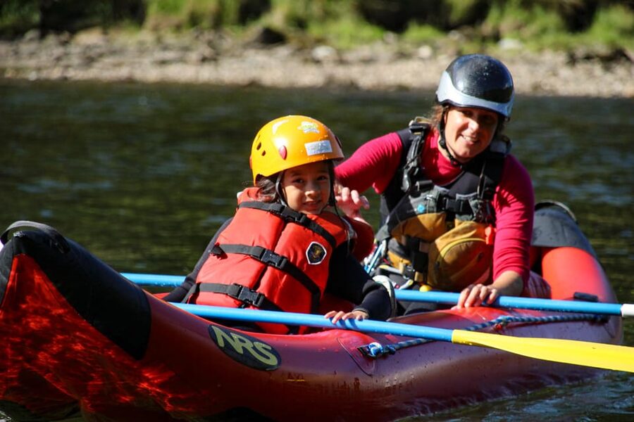 Voss: Family Rafting on the Vosso River - The 20-minute ride to the put-in point