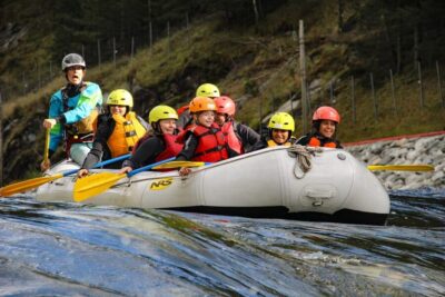 Family Rafting on the Vosso River