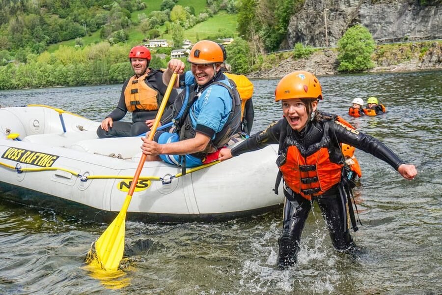 Voss: Family Rafting on the Vosso River - Who will enjoy this most