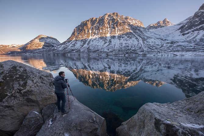 Winter Fjord Road Trip with Wandering Owl - A beach picnic with hot drinks
